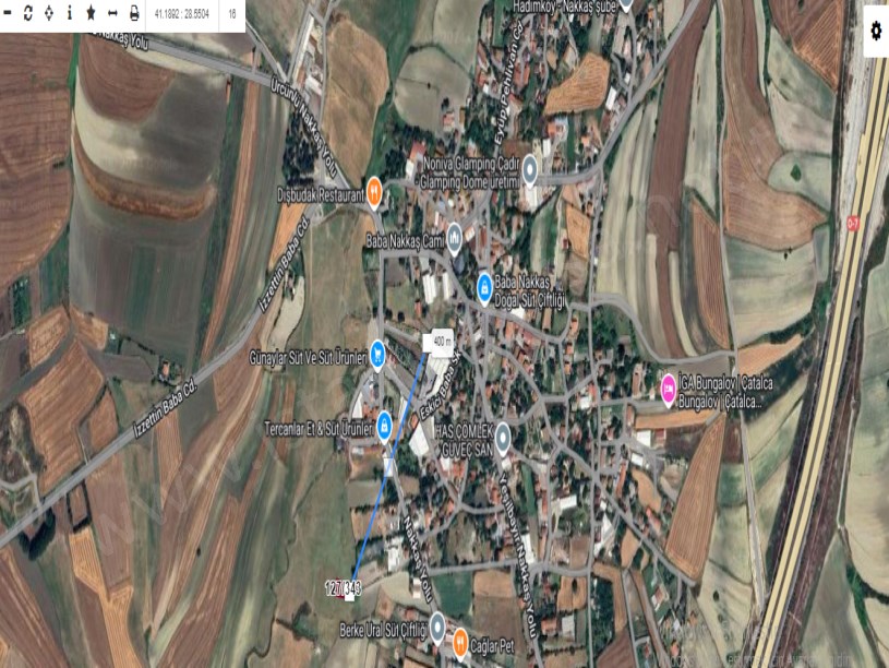 Çatalca Nakkaşta  Satılık Arsa ,  253 M2 Evlerin Yakını Hisseli 
