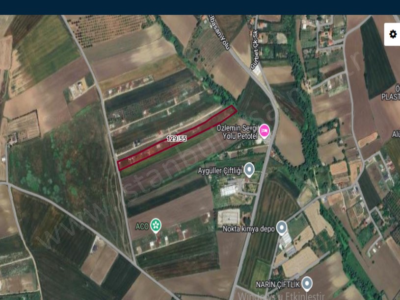 Çatalca Elbasanda Satılık Arsa , 900 M2 Yolu Var Evlerin Yakını 