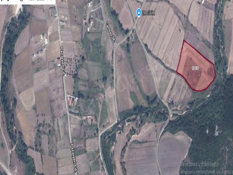 Çatalca İhsaniye Mah Satılık Arsa , 705 m2 Hisseli Yolu Var Evlerin Yakını