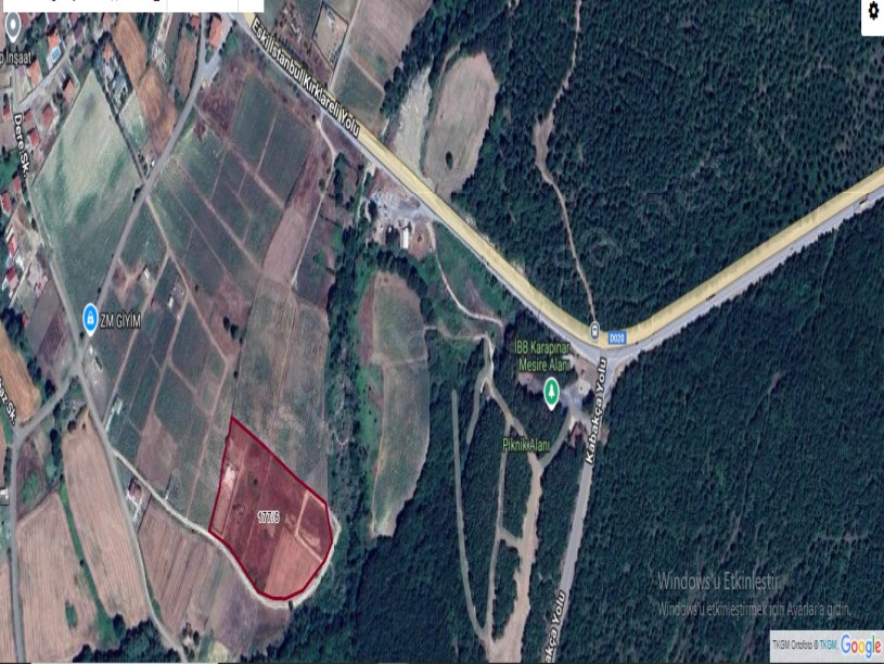 Çatalca İhsaniye Mah Satılık Arsa , 705 m2 Hisseli Yolu Var Evlerin Yakını