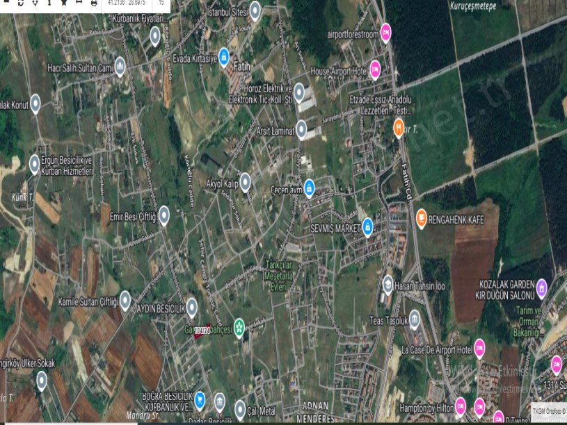 Arnavutköy Çilingirde Satılık Arsa , 185 m2 Evleri Yakını Yolu Var  Hisseli 