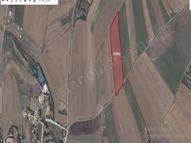 Silivri Küçükkılıçta Satılık Tarla , 13,361 m2 Cadde Cephe Müstakil 