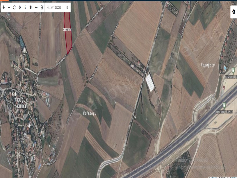 Silivri Küçükkılıçta Satılık Tarla , 13,361 m2 Cadde Cephe Müstakil 