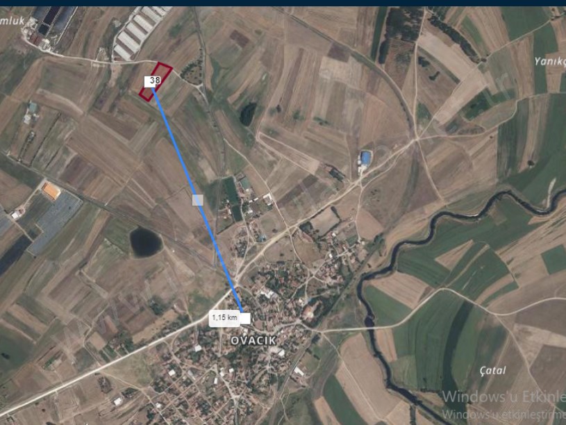 Kırklareli Lüleburgaz Ovacık Köyünde Satılık Tarla ,9,850 M2 Müstakil Yolu Var Köye Yakın 