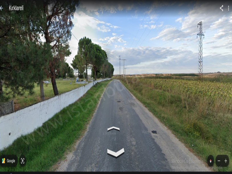 Kırklareli Lüleburgaz Ovacık Köyünde Satılık Tarla ,9,850 M2 Müstakil Yolu Var Köye Yakın 