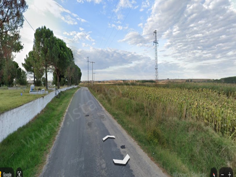 Kırklareli Lüleburgaz Ovacık Köyünde Satılık Tarla ,9,850 M2 Müstakil Yolu Var Köye Yakın 