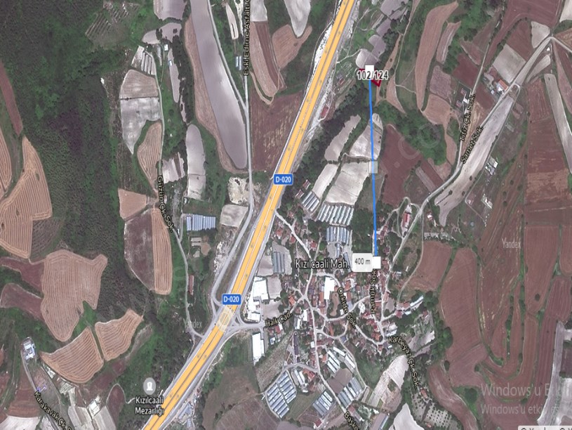 Çatalca Kızılcaalide Satılık Tarla , 1,045 M2 Müstakil Otoyola Yakın