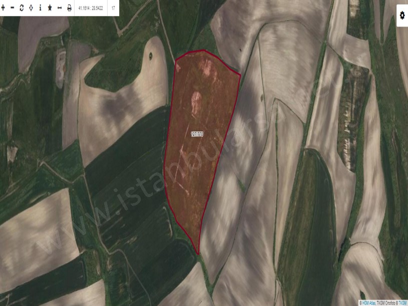 Çatalca Nakkaşta  Satılık Arsa ,  250 M2 Çaplı Hisseli 