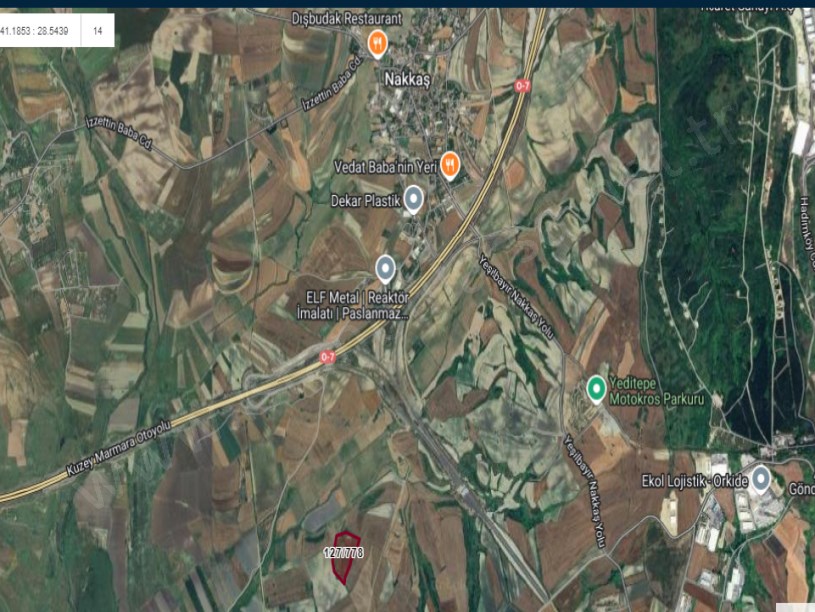 Çatalca Nakkaşta  Satılık Arsa ,  250 M2 Çaplı Hisseli 