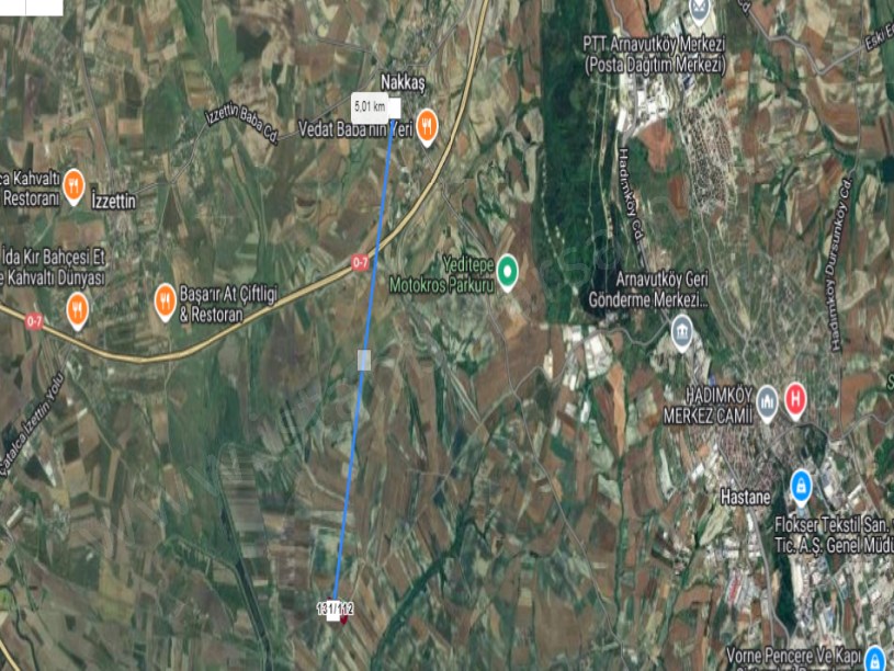 Çatalca Nakkaşta  Satılık Arsa , 830 m2 Hisseli Yolu Var 