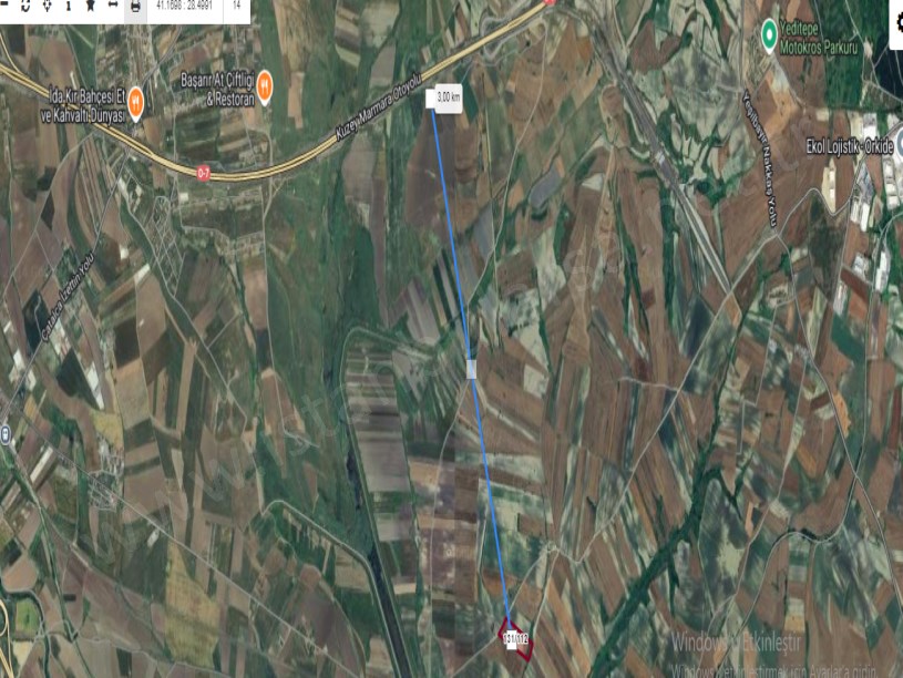 Çatalca Nakkaşta  Satılık Arsa , 830 m2 Hisseli Yolu Var 