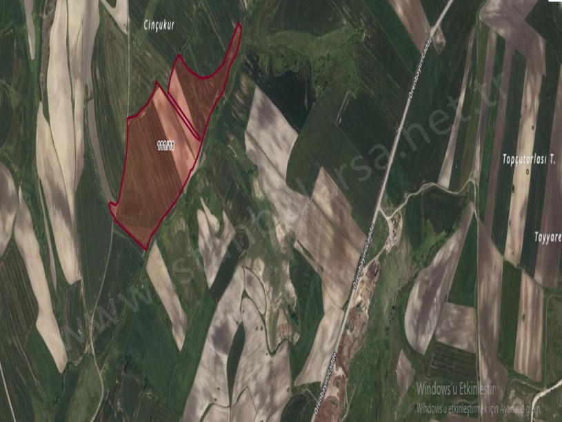 Çatalca Nakkaşta  Satılık Arsa , 410  m2 Hisseli Yolu var