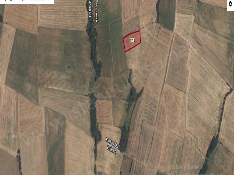 Kırklareli Pehlivanköy Akarca Köyü Satılık Tarla  , 2,750 m2 Tek Tapu 