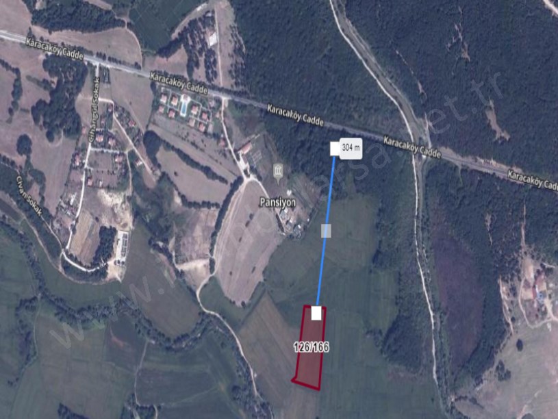 Çatalca Karacaköyde Satılık Arsa , 1,138 m2 Evlerin Yakını Hisseli
