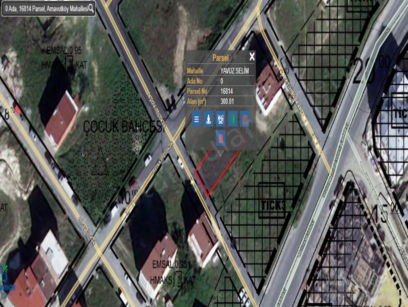 Arnavutköy Yavuzselim Mah Satılık Arsa , 300 M2 Müstakil 3 Kat İmarlı