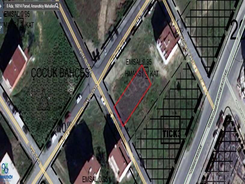Arnavutköy Yavuzselim Mah Satılık Arsa , 300 M2 Müstakil 3 Kat İmarlı