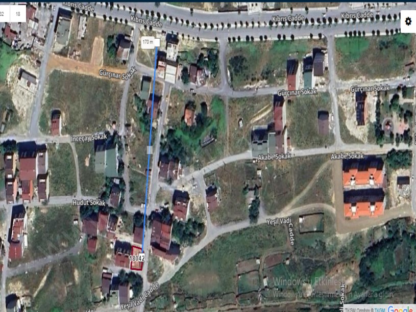 Arnavutköy İslambeyde Satılık Arsa , 202 m2 Köşebaşı İmarlı 