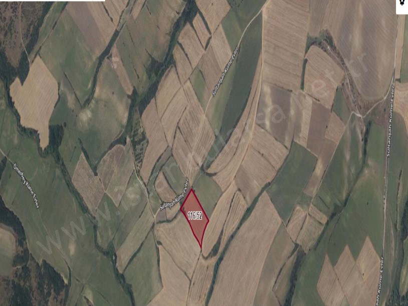 Edirne Uzunköprü Sultanşah Köyünde Satılık Tarla , 1,590 M2 Yolu Var Hisseli 