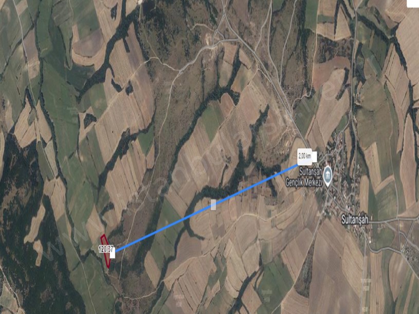 Edirne Uzunköprü Sultanşah Köyünde Satılık Tarla , 472 m2 Hisseli Yolu Var