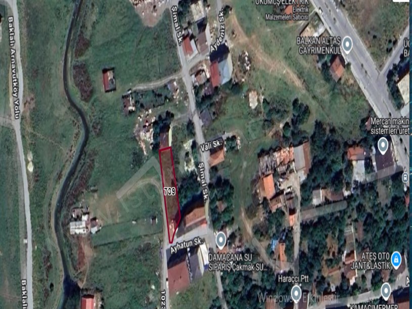 Arnavutköy Haraççıda Satılık Arsa , 710 M2 Müstakil 4 Kat İmarlı