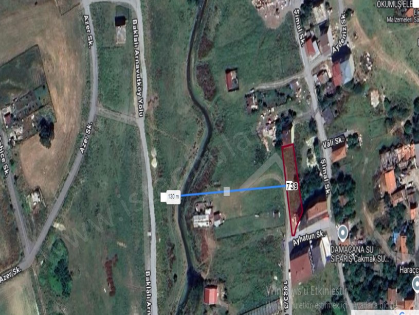 Arnavutköy Haraççıda Satılık Arsa , 710 M2 Müstakil 4 Kat İmarlı