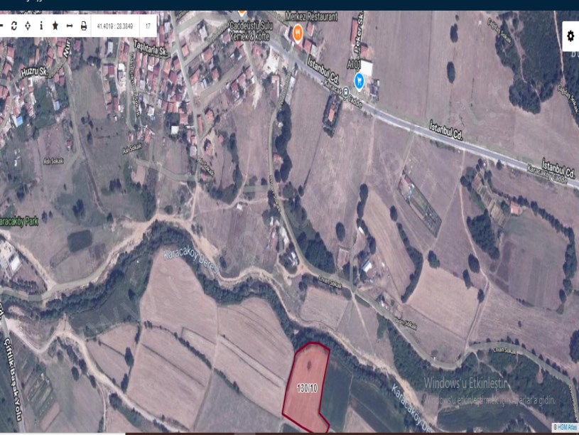 Çatalca Karacaköyde Satılık Arsa , 444 M2 Evlerin Yakını Yolu Var