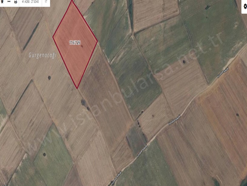 Tekirdağ Saray Yuvalıda Satılık Arsa , 2,370 m2 Hisseli 