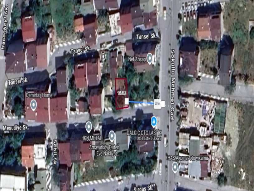 Arnavutköy Yavuzselim Mah Satılık Arsa , 151 m2 İmarlı Müstakil Merkezde 