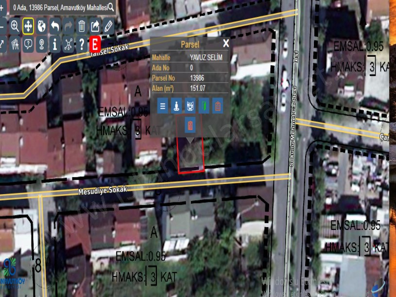 Arnavutköy Yavuzselim Mah Satılık Arsa , 151 m2 İmarlı Müstakil Merkezde 