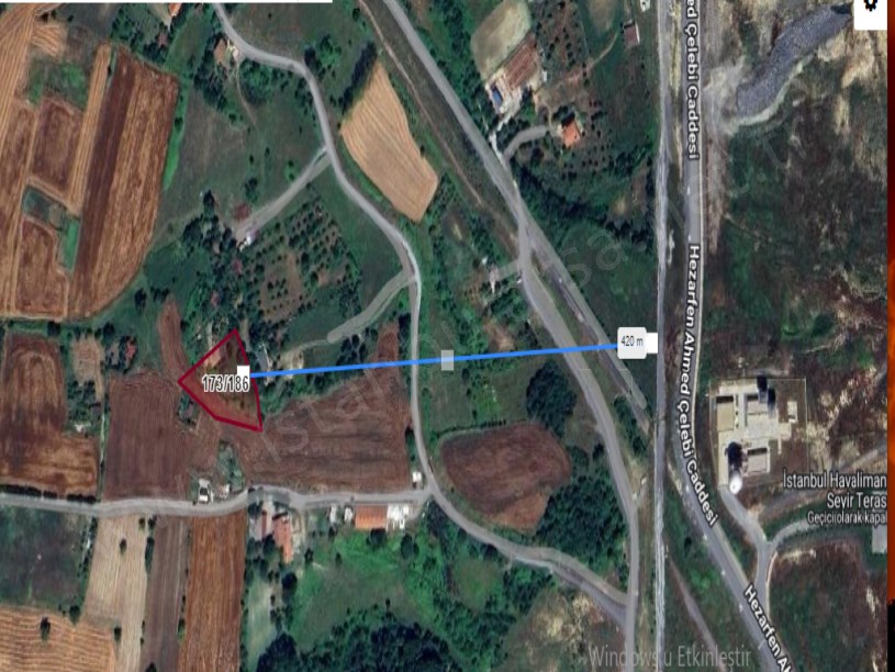 Arnavutköy Tayakadın Satılık Arsa , 237 m2  Evlerin Yakını Yolu Var 