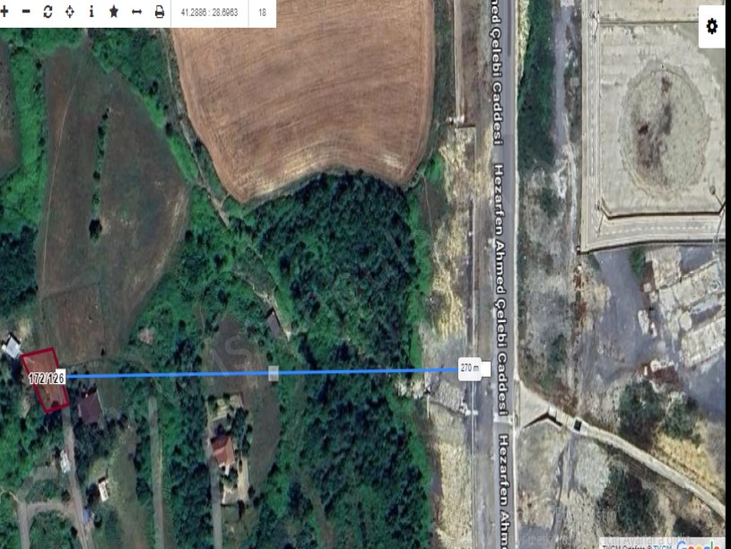Arnavutköy Tayakadın Satılık Arsa , 307 m2 Evlerin Yakını Yolu Var 
