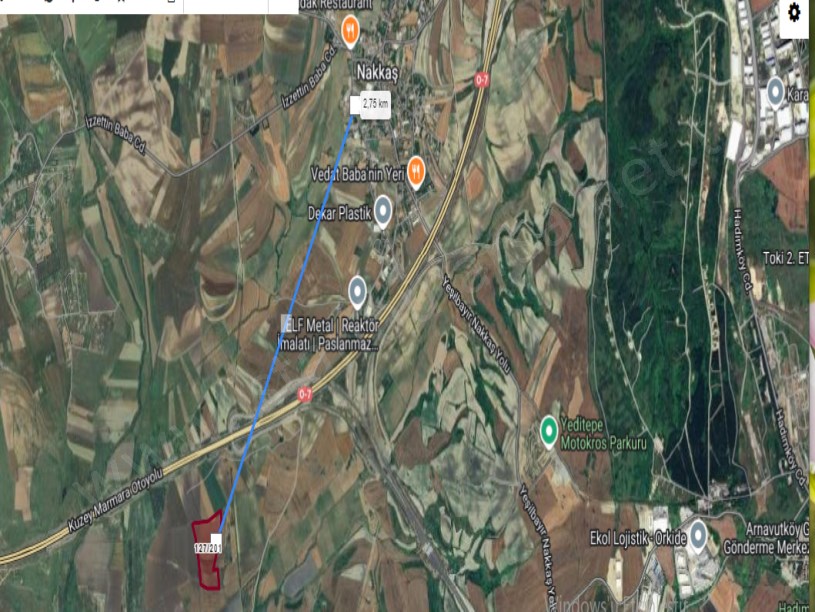 Çatalca Nakkaşta  Satılık Arsa , 397 m2 Hisseli Evlerin Yakını