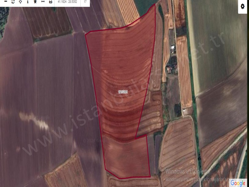 Çatalca Nakkaşta  Satılık Arsa , 397 m2 Hisseli Evlerin Yakını