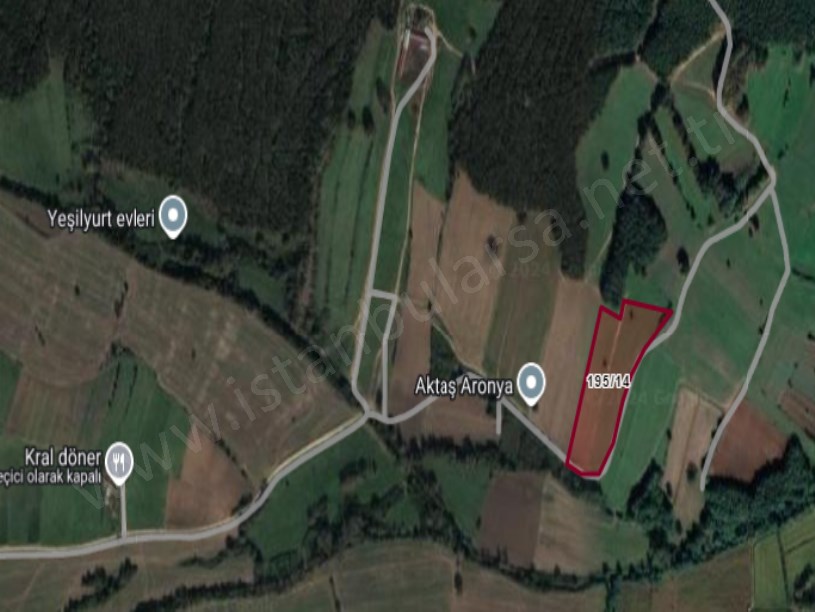 Çatalca Çiftlikköyde Satılık Arsa , 400 M2 Çaplı Yolu Var 