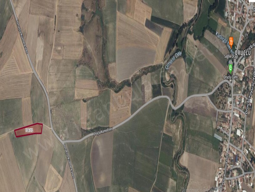 Kırklareli Babaeski Oruçlu Köyünde Satılık Arsa , 1,600 m2 Hisseli Evlerin Yakını