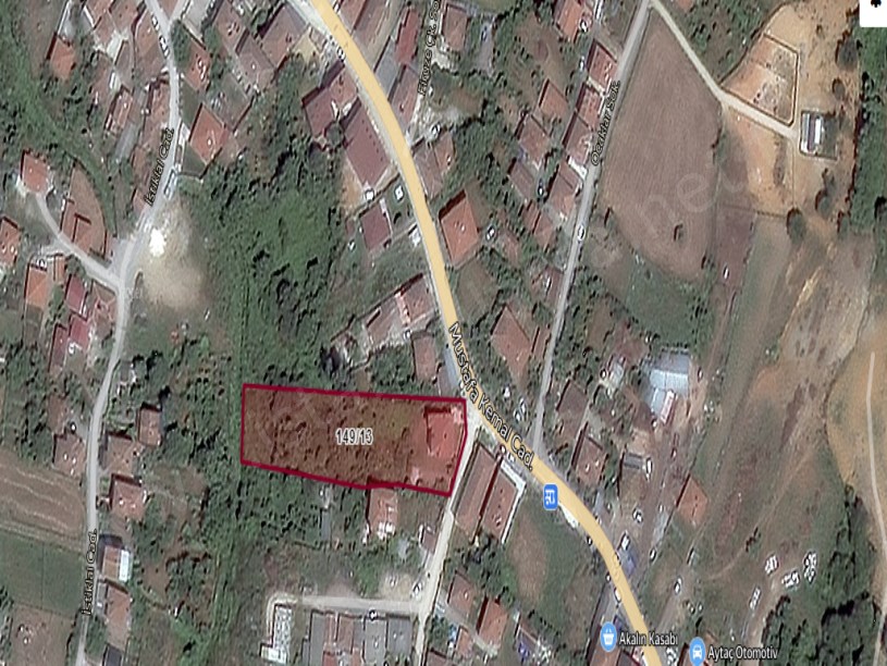 Çatalca Akalanda Satılık Arsa , 485 m2 İmarlı Merkezde  Yolu Var