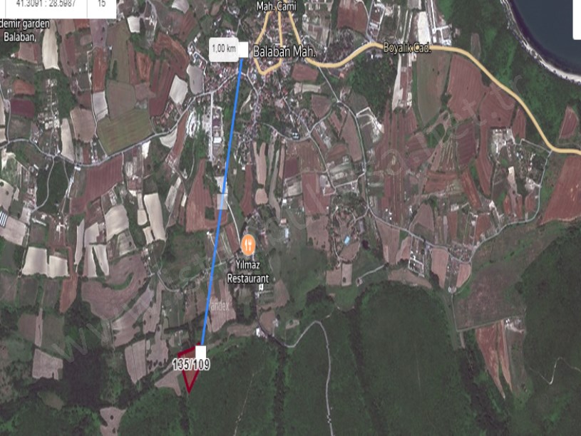 Arnavutköy Balabanda Satılık Arsa , 160 M2 Yolu Var Evlerin Yakını Merkezde 