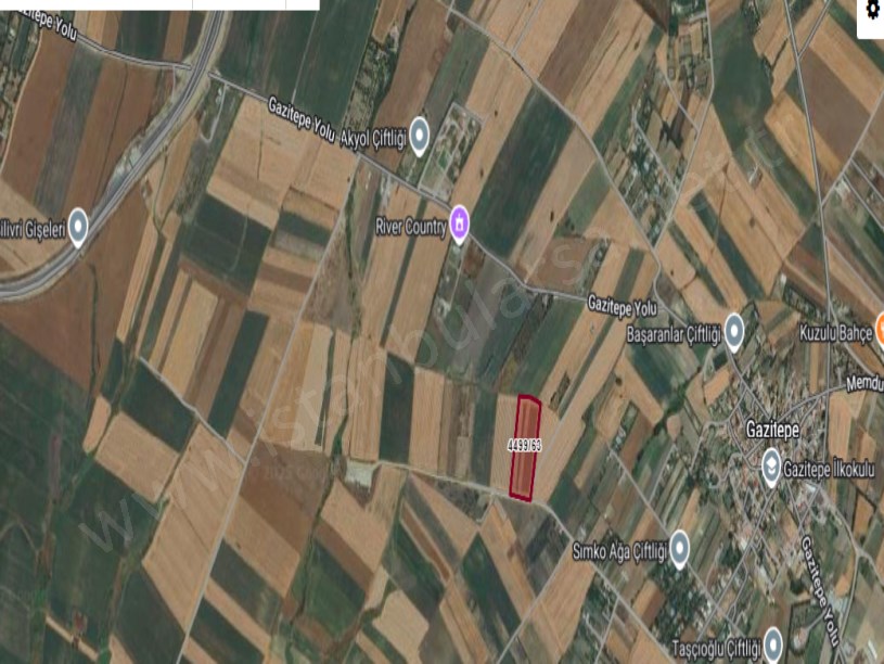Silivri Gazitepede Satılık Tarla ,  21,800 M2 Müstakil Yola Cephe Merkezde