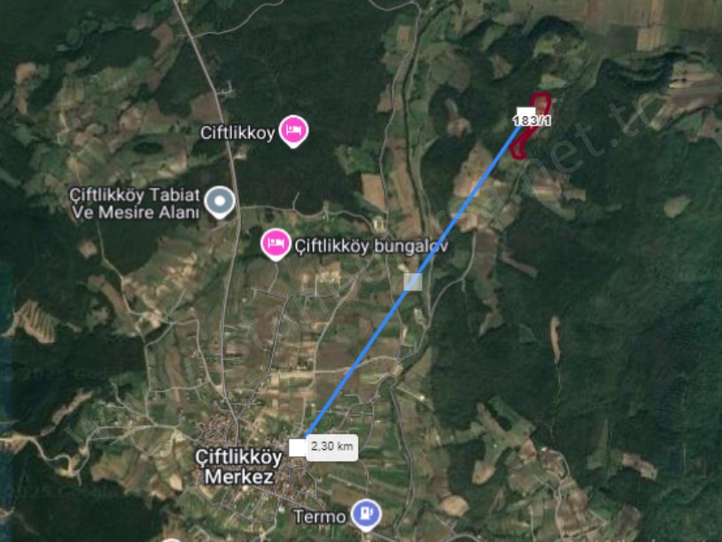 Çatalca Çiftlikköyde Satılık Arsa , 4,500 M2 Çaplı Yolu var Hİsseli