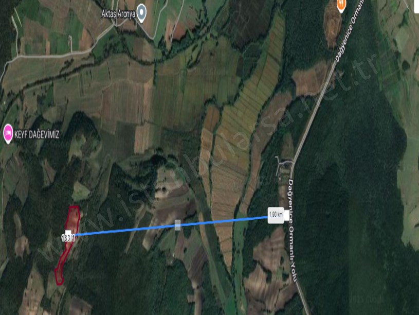 Çatalca Çiftlikköyde Satılık Arsa , 4,500 M2 Çaplı Yolu var Hİsseli