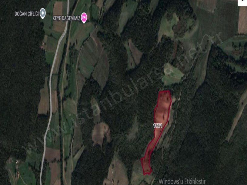 Çatalca Çiftlikköyde Satılık Arsa , 4,500 M2 Çaplı Yolu var Hİsseli
