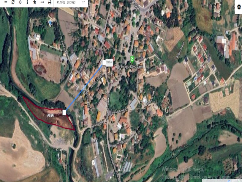 Çatalca İnceğizde Satılık Arsa , 5,825 M2 Müstakil Evlerin Yakını