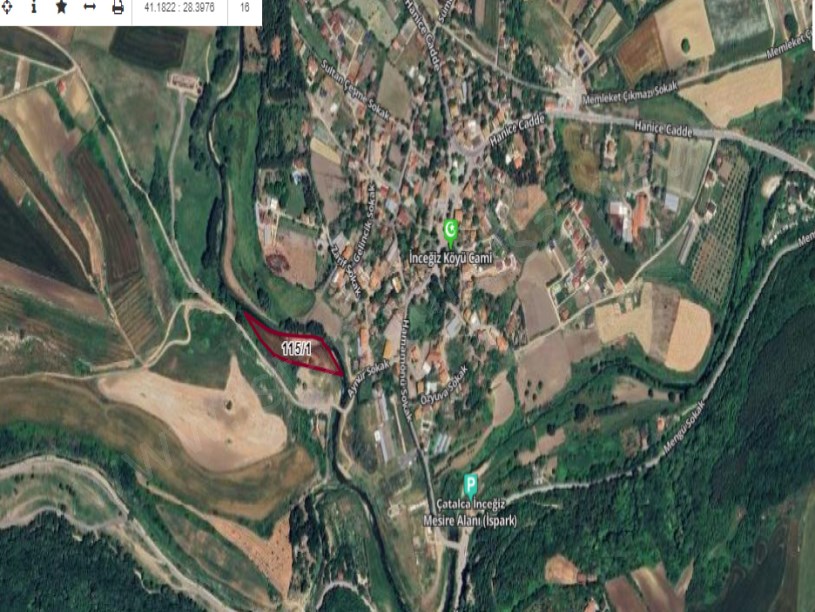 Çatalca İnceğizde Satılık Arsa , 5,825 M2 Müstakil Evlerin Yakını