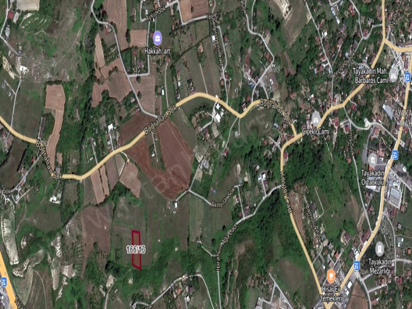 Arnavutköy Tayakadın Satılık Arsa , 1,260 m2 Merkezde Hisseli