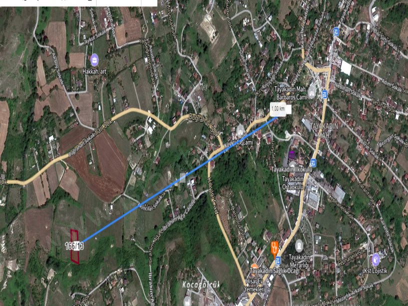 Arnavutköy Tayakadın Satılık Arsa , 1,260 m2 Merkezde Hisseli
