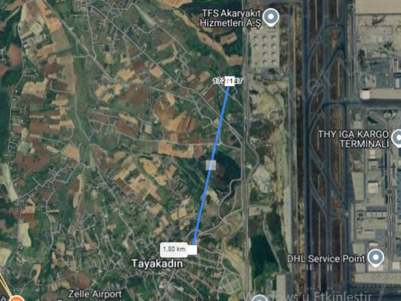 Arnavutköy Tayakadın Satılık Arsa ,  326 m2 Yolu Var Evlerin Yakını Hisseli