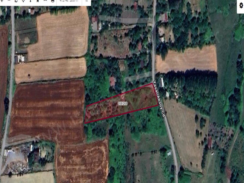 Arnavutköy Tayakadın Satılık Arsa ,  833 M2 Cadde Cephe Hisseli Merkezde 