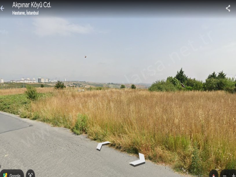 Arnavutköy Hadımköyde Satılık Arsa , 449 M2 Müstakil Cadde Cephe 