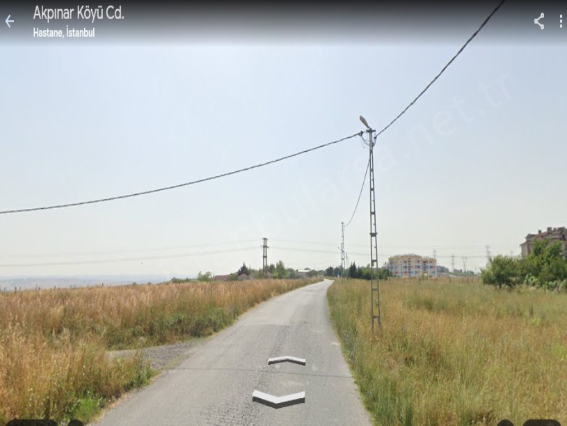 Arnavutköy Hadımköyde Satılık Arsa , 449 M2 Müstakil Cadde Cephe 