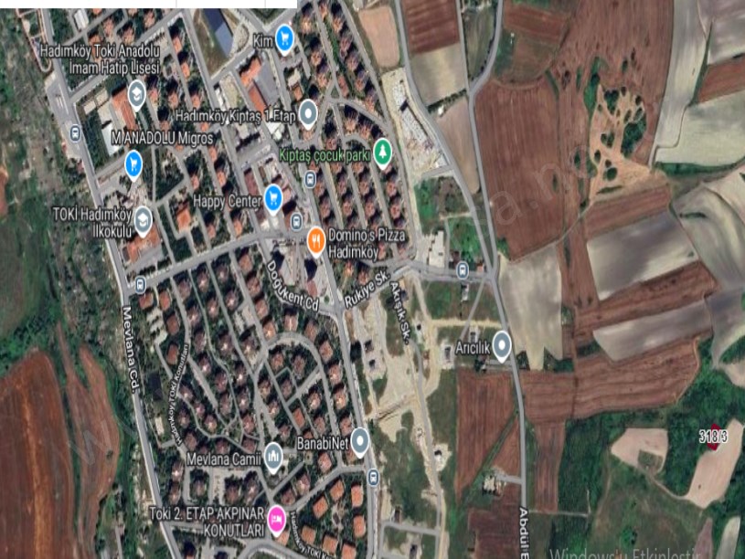 Arnavutköy Hadımköyde Satılık Arsa , 500 M2 Müstakil Merkezde